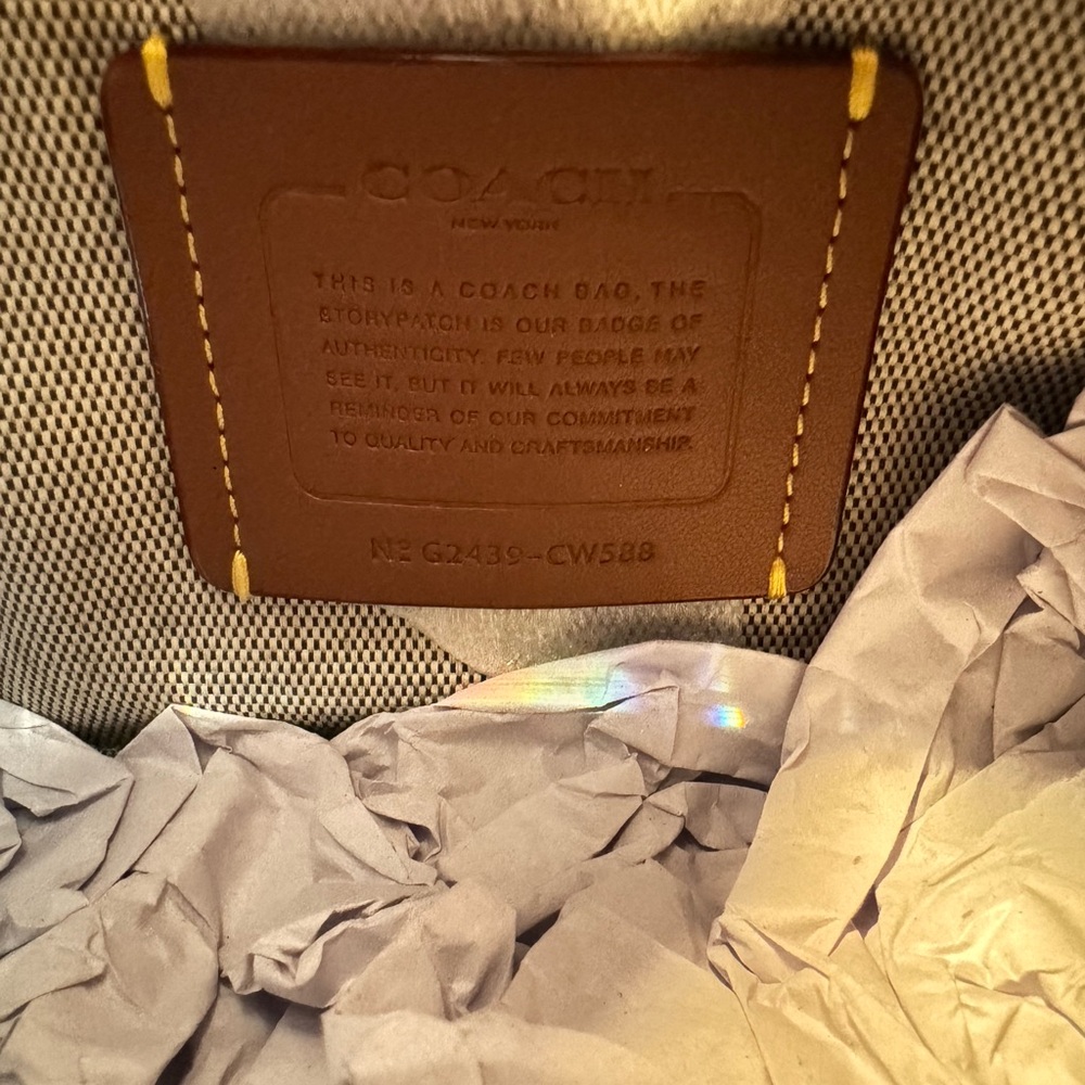 Coach Juliette 25 Metallic Shoulder Bag - Picture 10 of 12